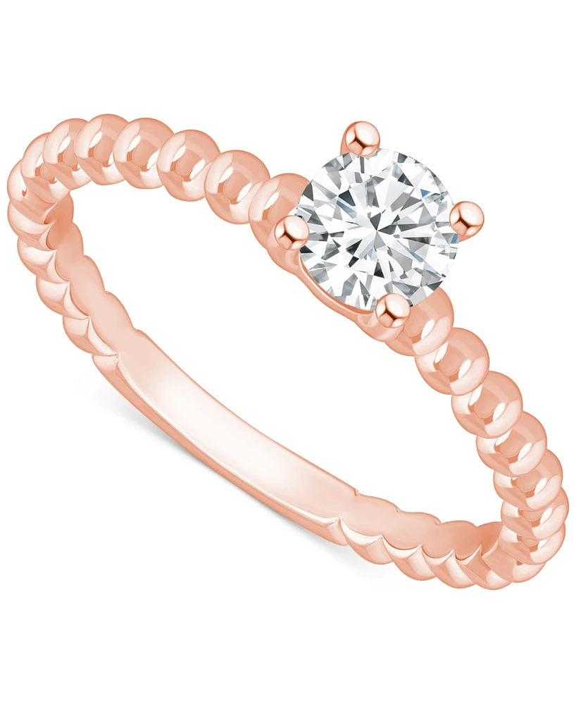 Diamond Engagement Ring (1/2 ct. t.w.) 14k White, Yellow or Rose Gold