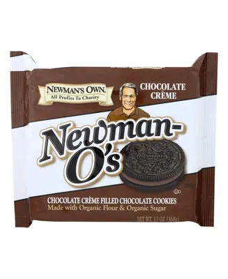 Newman's Own Organics Creme Filled Cookies - Chocolate