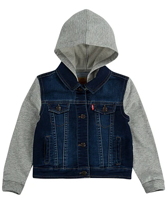 Levi's Baby Boys French Terry Sleeve Trucker Jacket