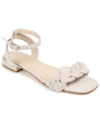 Journee Signature Women's Sellma Braided Sandals