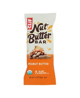 Clif Bar Organic Nut Butter Filled Energy Bar - Peanut Butter - Case of 12