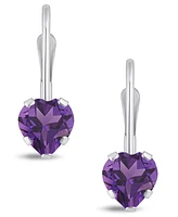 Macy's Gemstone Leverback Earrings 10K Gold