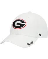 Women's '47 White Georgia Bulldogs Miata Clean Up Logo Adjustable Hat