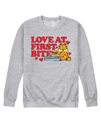 Airwaves Men's Garfield Love At First Bite Fleece Sweatshirt