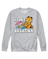 Airwaves Men's Garfield Love Lasagna Fleece Sweatshirt