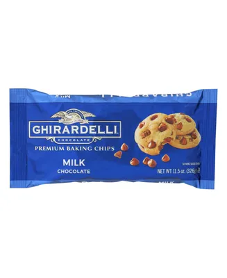 Ghirardelli Nature's Baking Chips - Milk Chocolate - Case of 12