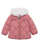 Rokka&Rolla Baby Girls Soft Lining Hooded Puffer Jacket