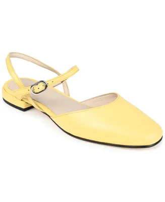 Journee Signature Women's Amannda Slingback Ballet Flats