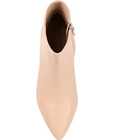 Journee Signature Women's Tabbie Pointed Toe Block Heel Dress Booties