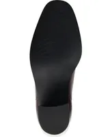 Journee Signature Women's Rowann Block Heel Chelsea Booties
