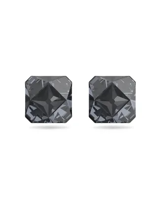 Swarovski Chroma Pyramid Cut Crystals Stud Earrings