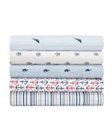 Nautica Audley Cotton Percale -Piece Sheet Set