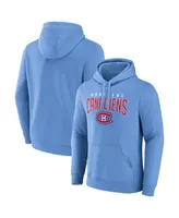 Men's Fanatics Blue Montreal Canadiens Special Edition 2.0 Wordmark Pullover Hoodie