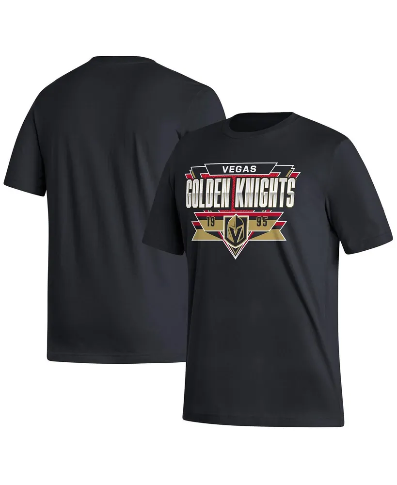 Men's adidas Black Vegas Golden Knights Reverse Retro 2.0 Fresh Playmaker T-shirt