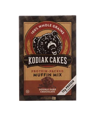 Kodiak Cakes Power Bake Double Dark Chocolate Protein Packed Muffin Mix - Case of 6