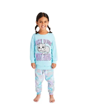 Toddler|Child Girls 2-Piece Pajama Set Kids Sleepwear
