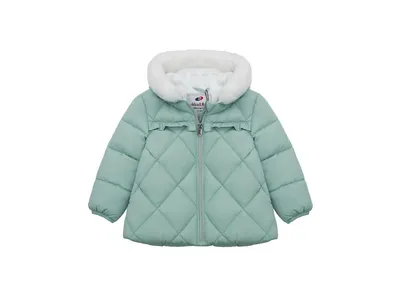 Baby Girls' Soft Lining Hooded Puffer Jacket