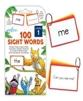 Eeboo 100 Sight Words Level 1 Educational Flash Cards 102 Piece Set