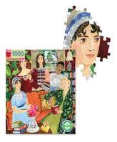 Eeboo Piece and Love Jane Austen's Book Club Square Adult Jigsaw Puzzle, 1000 Pieces