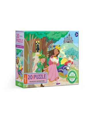 EeBoo Princess Adventure Big Puzzle Set, 20 Piece