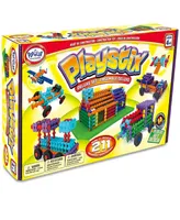 Popular Playthings Playstix Deluxe Building Set 211 Pcs