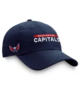 Men's Fanatics Navy Washington Capitals Authentic Pro Rink Adjustable Hat