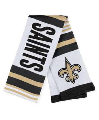 Women's Wear by Erin Andrews New Orleans Saints Jacquard Striped Scarf