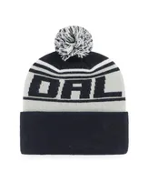 Men's '47 Brand Navy Dallas Cowboys Stylus Cuffed Knit Hat with Pom