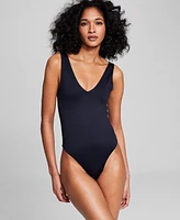 And Now This Women's Double-Layer V-Neck Bodysuit