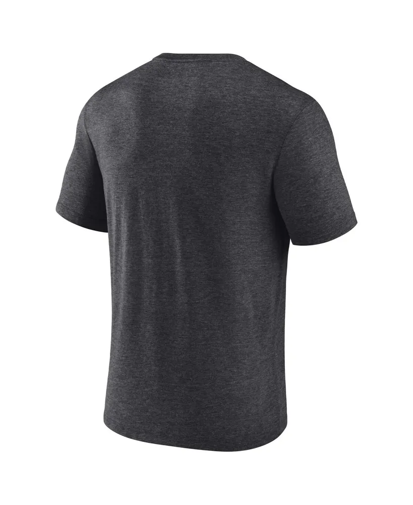Men's Fanatics Heathered Charcoal New Orleans Saints Sporting Chance Tri-Blend T-shirt