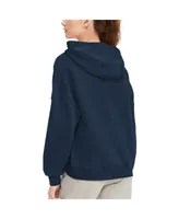 Women's Tommy Hilfiger Navy Dallas Cowboys Becca Dropped Shoulders Pullover Hoodie