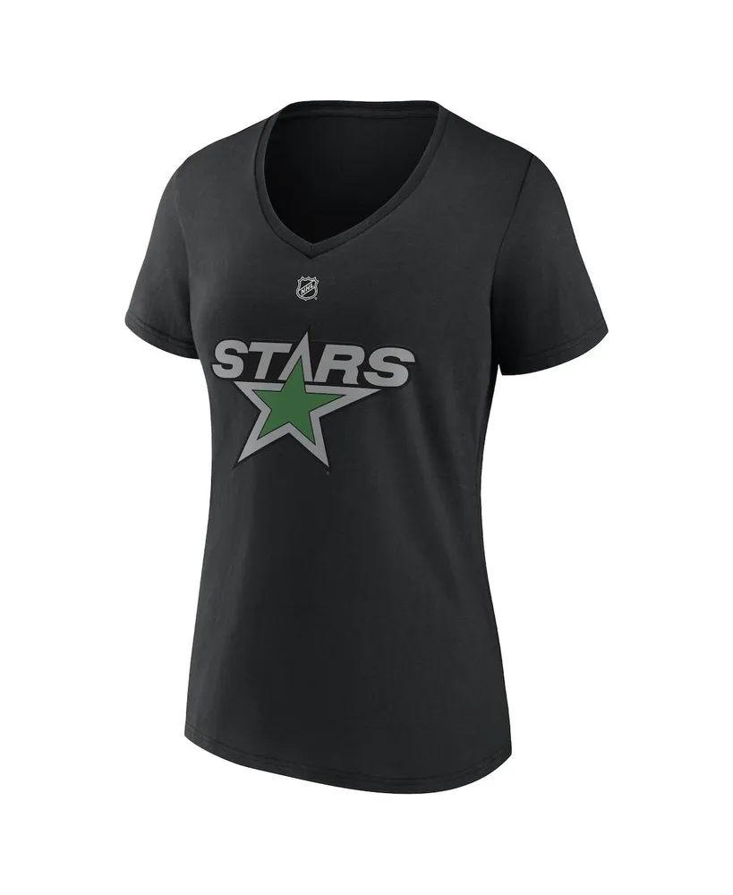 Women's Fanatics Tyler Seguin Black Dallas Stars Special Edition 2.0 Name and Number V-Neck T-shirt