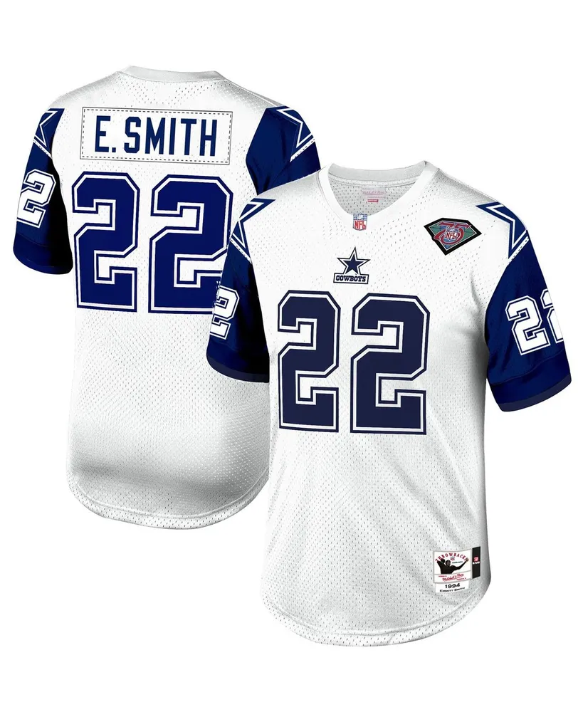 Lids Emmitt Smith Dallas Cowboys Mitchell & Ness Retired Player Name Number  Diagonal Tie-Dye V-Neck T-Shirt - Navy/Gray