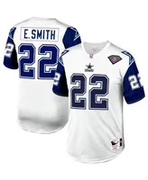 Men's Mitchell & Ness Emmitt Smith White, Navy Dallas Cowboys 1994 Authentic Retired Player Jersey