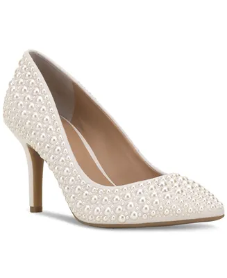 I.n.c. International Concepts Women's Zitah Embellished Pointed Toe Pumps, Created for Macy's