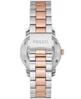 Fossil Women's Heritage Automatic Two tone Stainless Steel Watch 38mm