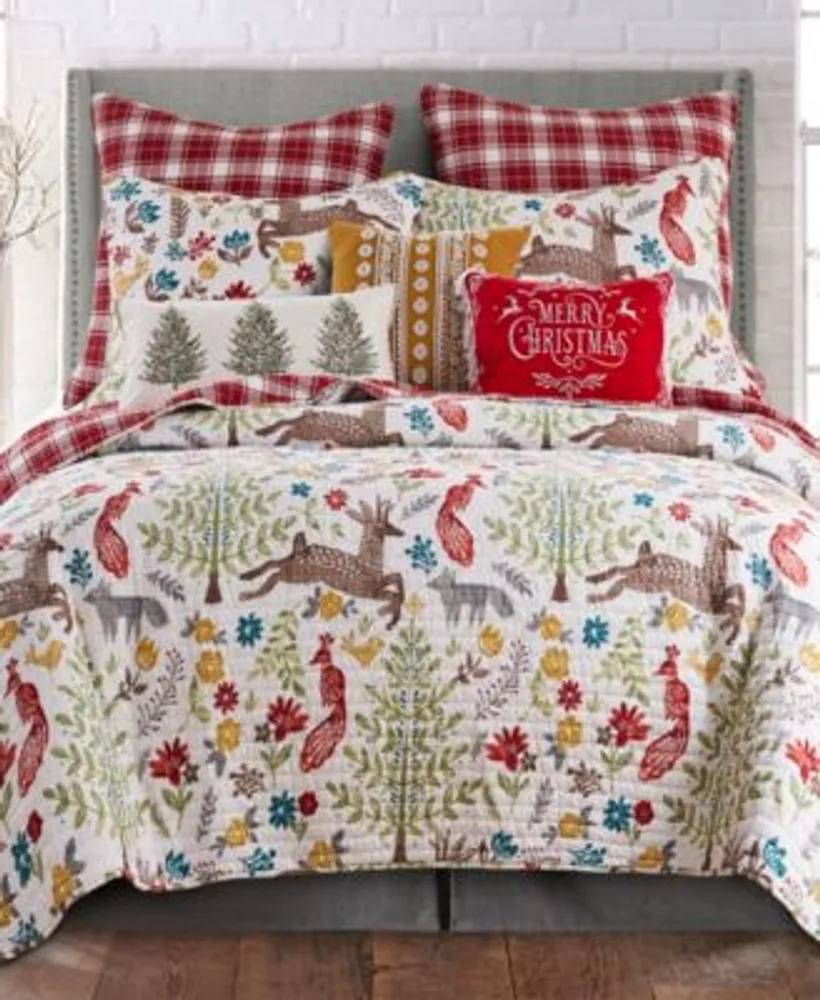 Levtex Folk Deer Woodland Quilt Sets