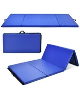 4' x 8' x 2'' Folding Gymnastics Mat Four Panels