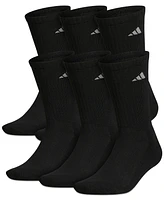 adidas Men's Cushioned Athletic 6-Pack Crew Socks