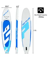 11' Inflatable Stand up Paddle Board Surfboard Water Sport Surfboard
