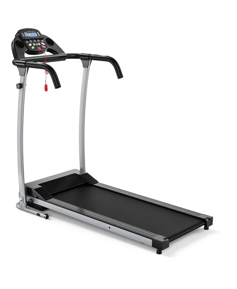 Costway 800W Folding Treadmill Electric /Support Motorized Power