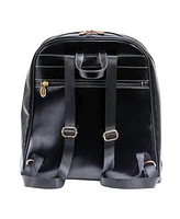 McKlein Moline Leather Business Laptop Tablet Backpack