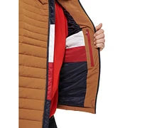 Tommy Hilfiger Men's Stretch Quilted Hooded Jacket