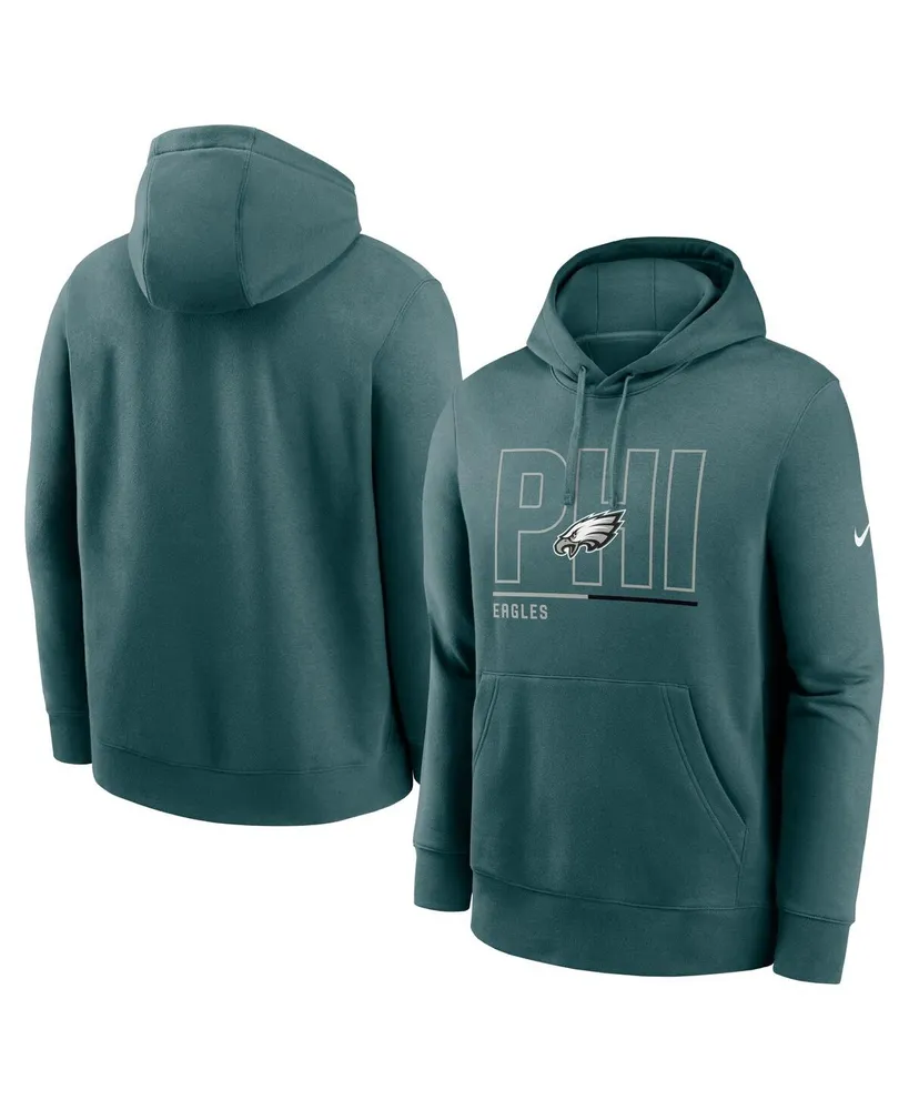 Philadelphia Eagles Mitchell & Ness Short Sleeve Fleece Hoodie