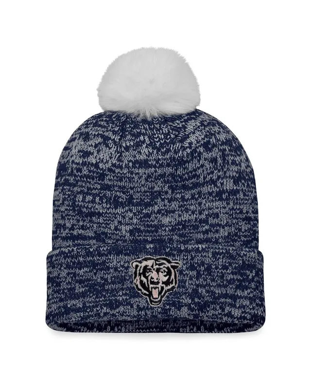 Fanatics Women's White Chicago Bears Winter Lights Sparkle Cuffed Knit Hat  with Pom - Macy's