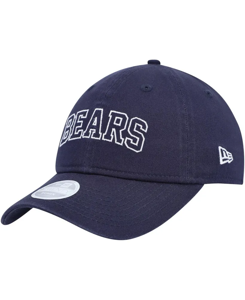 Women's New Era Navy Chicago Bears Collegiate 9TWENTY Adjustable Hat