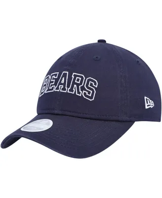 Women's New Era Navy Chicago Bears Collegiate 9TWENTY Adjustable Hat