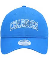 Women's New Era Powder Blue Los Angeles Chargers Collegiate 9TWENTY Adjustable Hat