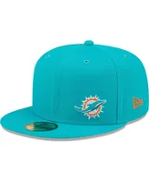 Men's New Era Aqua Miami Dolphins Flawless 59FIFTY Fitted Hat