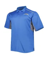 Men's Powder Blue Los Angeles Chargers Big and Tall Team Color Polo Shirt